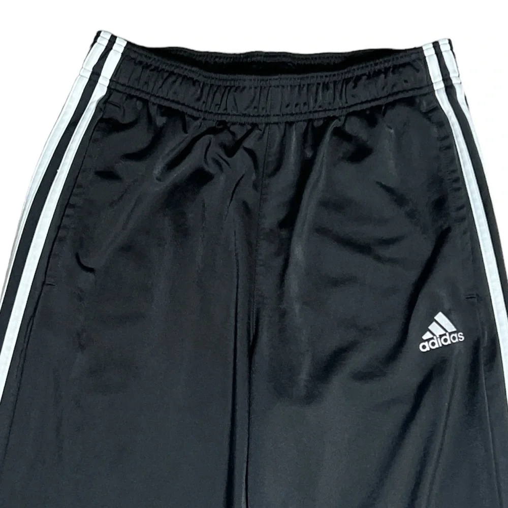 Adidas Unisex Black 3‎ Stripe Athletic Pants Sz. M